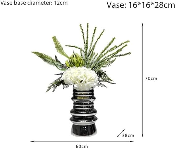 🌸 Handcrafted Faux Flower Vase 🌿 Elegant Home Decor ✨