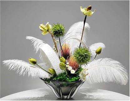 🌸 Luxurious Faux Flower Vase 🌿 Elegant Home Decor ✨