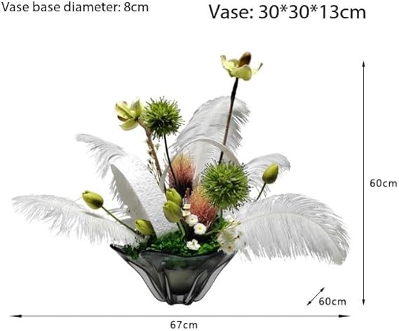 🌸 Luxurious Faux Flower Vase 🌿 Elegant Home Decor ✨