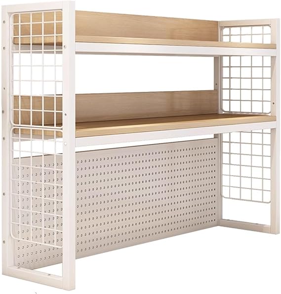 🗂️ Steel Desk & Bookshelf Organizer ✨ Tidy & Stylish Workspace