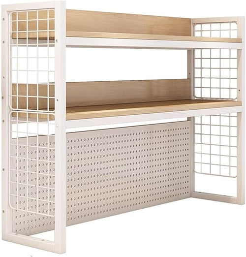🗂️ Steel Desk & Bookshelf Organizer ✨ Tidy & Stylish Workspace