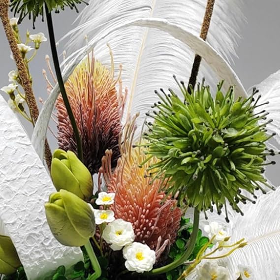 🌸 Luxurious Faux Flower Vase 🌿 Elegant Home Decor ✨