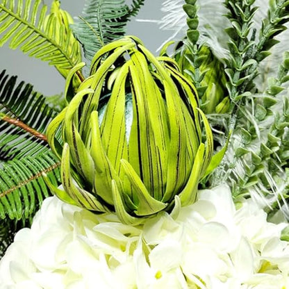 🌸 Handcrafted Faux Flower Vase 🌿 Elegant Home Decor ✨