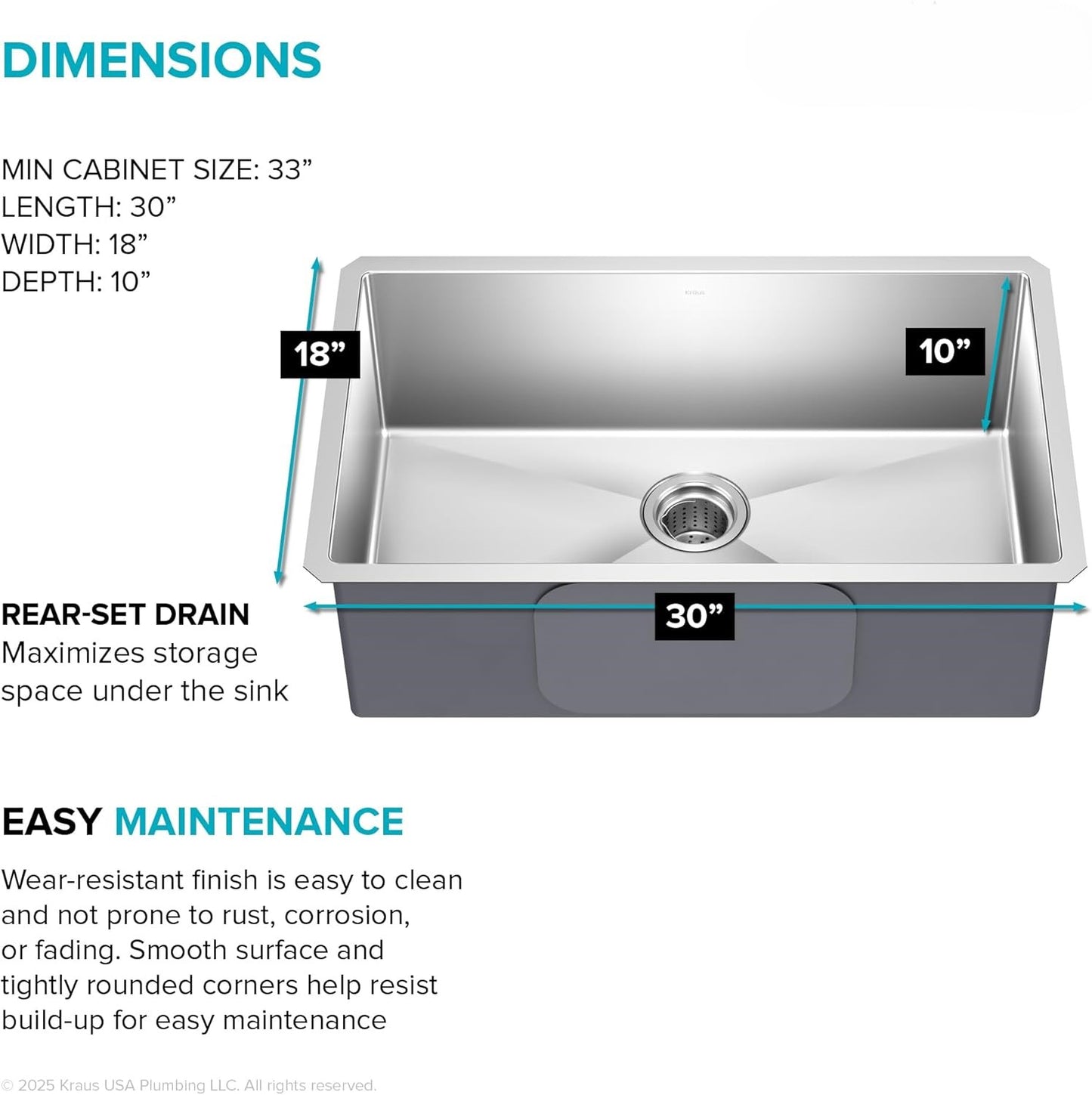 ✨ Stainless Steel Kitchen Sink 🏡 Durable & Modern