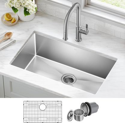 ✨ Stainless Steel Kitchen Sink 🏡 Durable & Modern