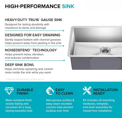 ✨ Stainless Steel Kitchen Sink 🏡 Durable & Modern